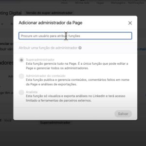 Como alterar administrador ou editor de sua página do Linkedin